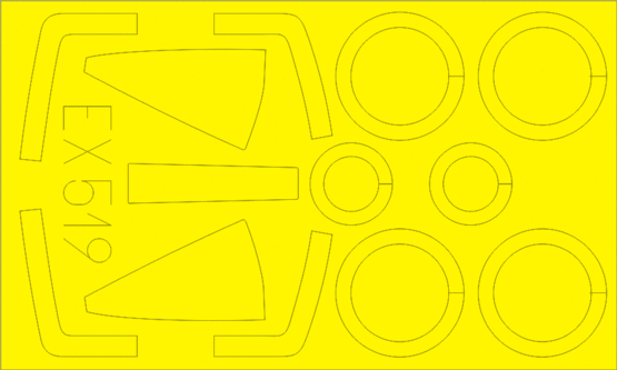 Eduard Accessories EX519 Super Etendard for Kinetic