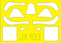 Eduard Accessories JX103 Spitfire Mk.IX für Tamiya