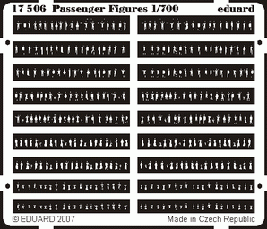 Eduard Accessories 17506 Passenger Figures Bemalter Fotoätzsatz mit Figuren von Passagieren 