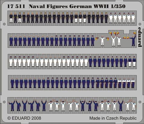 Eduard Accessories 17511 Naval Figures German WWII