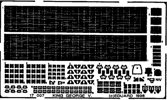 Eduard Accessories 17007 HMS King George V. für Tamiya Bausatz 77525