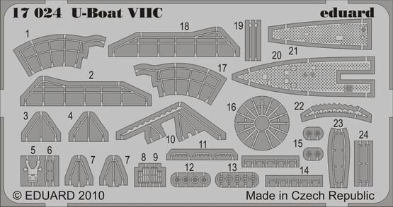 Eduard Accessories 17024 U-Boat VIIC (REV)