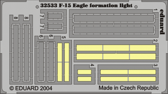 Eduard Accessories 32533 F-15 Eagle Formation Light Bemalter Fotoätzsatz 