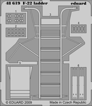 Eduard Accessories 48619 F-22 ladder Für Academy Bausatz