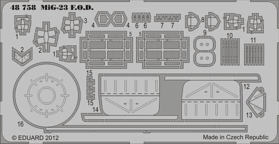 Eduard Accessories 48758 MiG-23 F.O.D. for Trumpeter