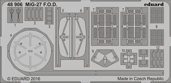 Eduard Accessories 48906 MiG-27 F.O.D. for Trumpeter