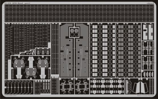 Eduard Accessories 53020 HMS Hood für Trumpeter-Bausatz