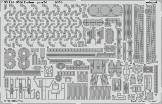 Eduard Accessories 53120 SMS Emden part 2 for Revell