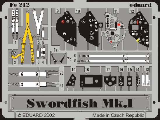 Eduard Accessories FE212 Swordfish Mk.I