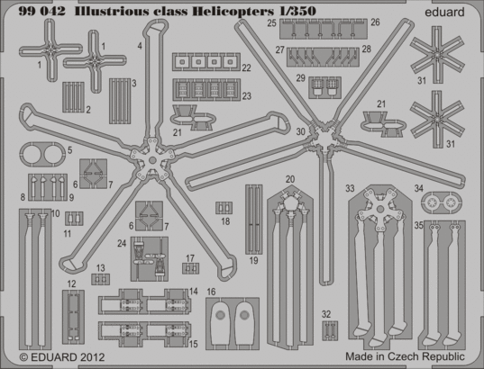 Eduard Accessories 99042 Illustrious class Helicopters