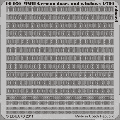 Eduard Accessories 99050 German doors and windows WWII