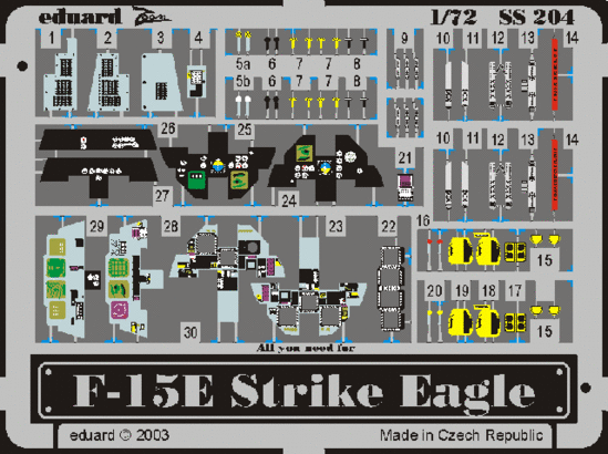 Eduard Accessories SS204 F-15E Strike Eagle