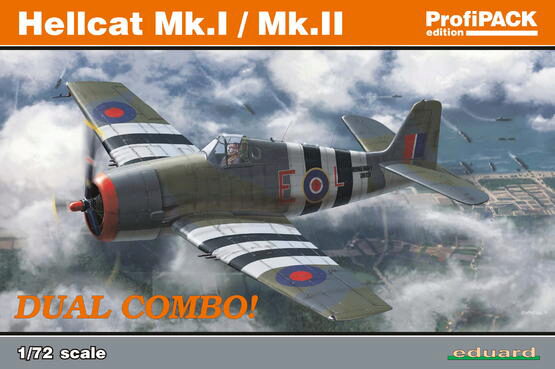 Eduard Plastic Kits 7078 Hellcat Mk.I/MK.II Dual Combo Profi PACK