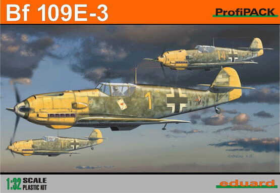 Eduard Plastic Kits 3002 Bf 109E-3 Profipack