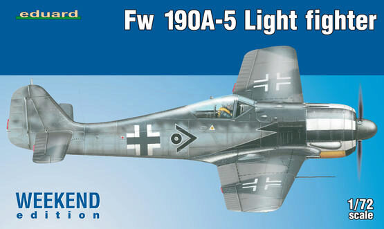 Eduard Plastic Kits 7439 Fw 190A-5 Light Fighter(2 cannons)Weeken Edition