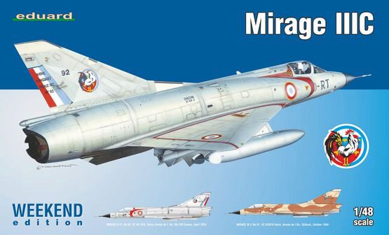 Eduard Plastic Kits 8496 Mirage IIIC