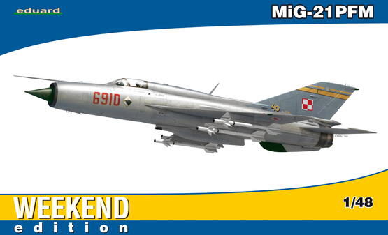 Eduard Plastic Kits 84124 MiG-21 PFM Weekend