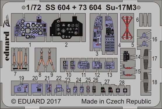 Eduard Accessories 73604 Su-17M3 for Modelsvit