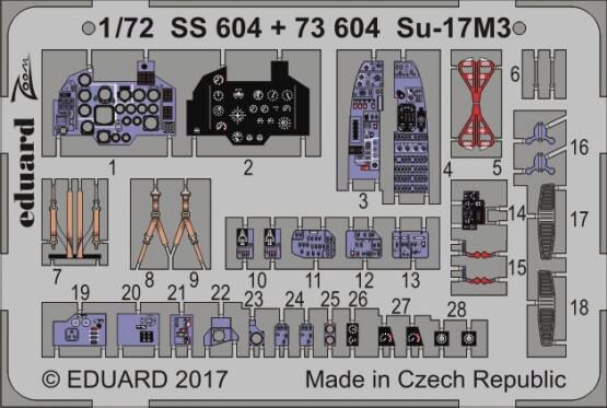 Eduard Accessories SS604 Su-17M3 for Modelsvit