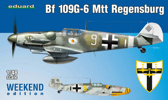 Eduard Plastic Kits 84143 Bf 109G-6 MTT Regensburg Weekend Edition