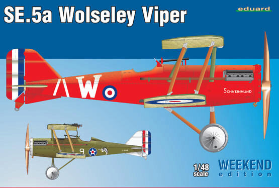 Eduard Plastic Kits 8454 SE.5a Wolseley Viper, Weekend Edition