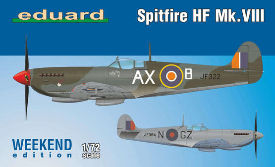 Eduard Plastic Kits 7449 Spitfire HF Mk.VIII, Weekend Edition