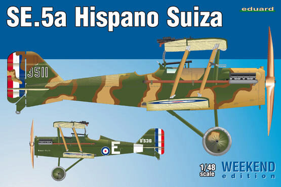 Eduard Plastic Kits 8453 SE.5a Hispano Suiza