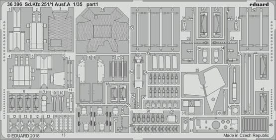Eduard Accessories 36396 Sd.Kfz 251/1 Ausf.A for ICM