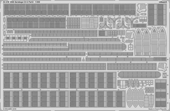 Eduard Accessories 53218 USS Saratoga CV-3 pt.3 for Trumpeter