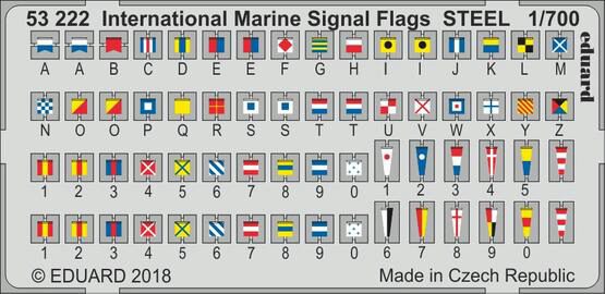 Eduard Accessories 53222 International Marine Signal Flags STEEL
