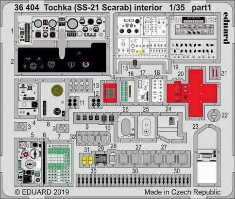 Eduard Accessories 36404 Tochka (SS-21 Scarab)interior f.HobbyBos