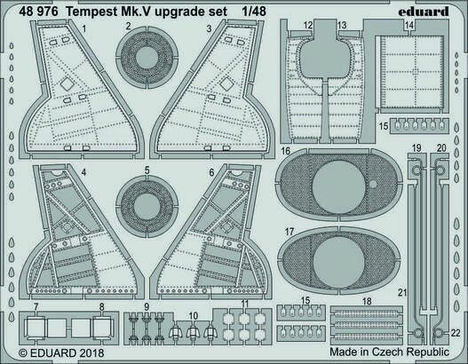 Eduard Accessories 48976 Tempest Mk.V upgrade set for Eduard