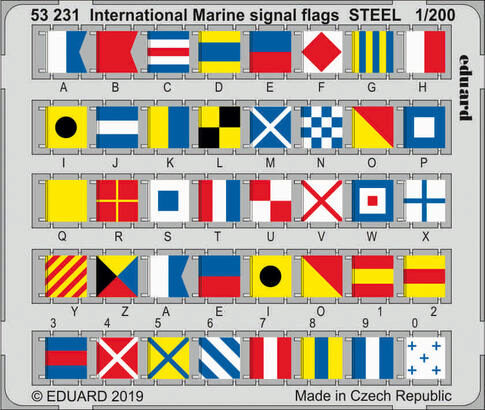 Eduard Accessories 53231 International Marine signal flags STEEL