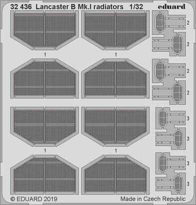 Eduard Accessories 32436 Lancaster B Mk.I radiators for HKM