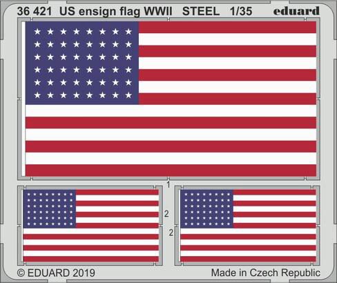 Eduard Accessories 36421 US ensign flag WWII STEEL