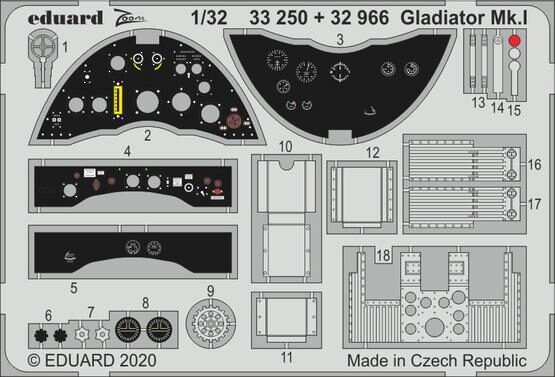 Eduard Accessories 32966 Gladiator Mk.I for ICM
