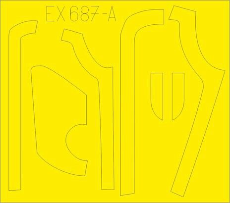 Eduard Accessories EX687 B-17G antiglare panels (DL & BO production) for HKM