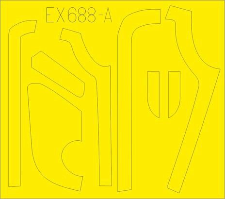 Eduard Accessories EX688 B-17G antiglare panels (VE production) for HKM