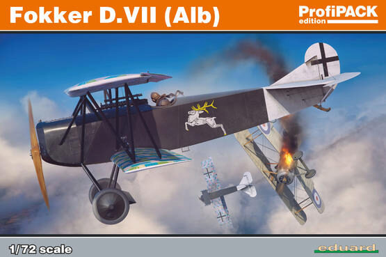 Eduard Plastic Kits 70134 Fokker D.VII(Alb), Profipack