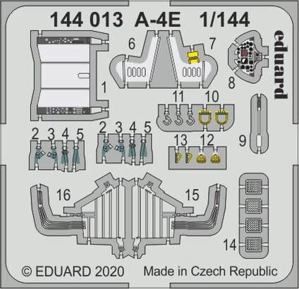 Eduard Accessories 144013 A-4E for Eduard