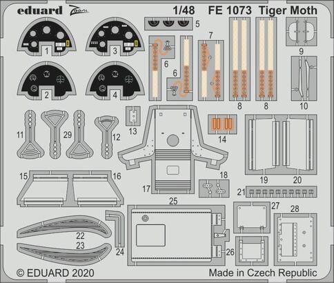 Eduard Accessories 491073 Tiger Moth for Airfix