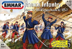 EMHAR PKEM7211 1/72 Krim-Krieg: Französische Infanterie