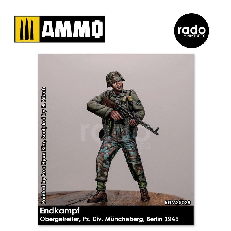 Rado Miniatures RDM35029 1/35 Endkampf, Obergefreiter, Pz.Div. Muencheberg, Berlin 1945 