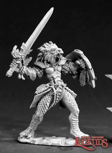 Reaper Miniatures 03403 Na Kaat, Female Half Dragon Paladin
