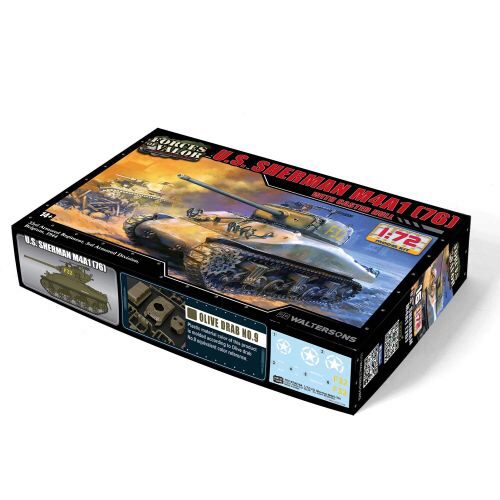 Forces of Valor FOV-873016A U.S. Sherman M4A1 (76) with casted hull