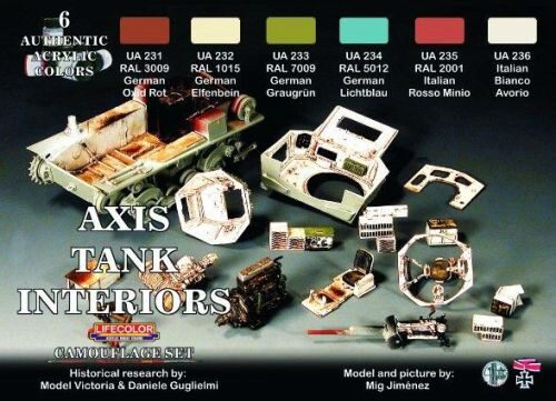 Lifecolor CS22 Acrylic colours Lifecolor for Axis interior tanks CS22