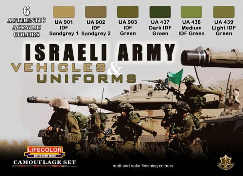 Lifecolor CS32 Acrylic colours Lifecolor for Israeli tanks and uniforms CS32