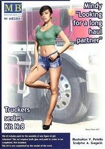 Master Box Ltd. MB24061 Truckers series"Looking for a long haul partner",Mindy