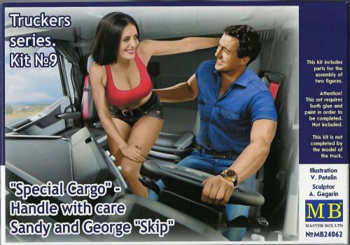 Master Box Ltd. MB24062 Truckers series"Special Cargo"Handle wit care!Sandy and George