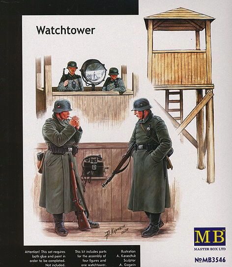 Master Box Ltd. MB3546 Watch Tower' w/4 figs